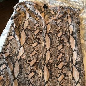 Brand New Snakeskin top